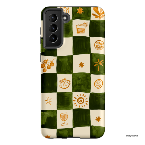 Afternoon Mezze Printed Phone Cases Samsung Galaxy S21 Plus / Armoured by Charlie Taylor - The Dairy