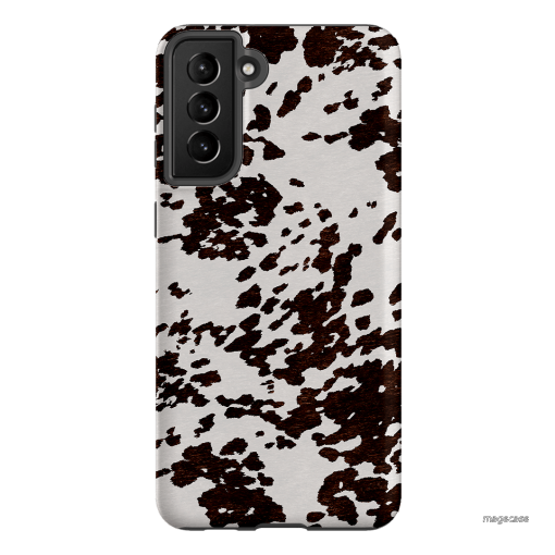 Cowhide Charm Printed Phone Cases Samsung Galaxy S21 Plus / Armoured by The Dairy - The Dairy