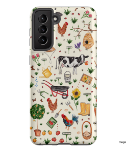 Farm Stay Printed Phone Cases Samsung Galaxy S21 Plus / Armoured by BG. Studio - The Dairy