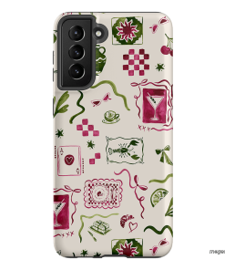 Martini Gal Printed Phone Cases Samsung Galaxy S21 Plus / Armoured by Charlie Taylor - The Dairy