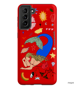 Mermaid Salad Scarlet Printed Phone Cases Samsung Galaxy S21 Plus / Armoured by Easty Beasty - The Dairy