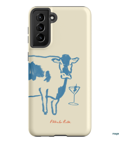Mootini Blue Printed Phone Cases by Phthalo Ruth - The Dairy