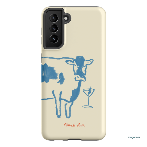 Mootini Blue Printed Phone Cases by Phthalo Ruth - The Dairy