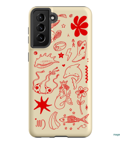 Spiced Cowboy Cream Printed Phone Cases Samsung Galaxy S21 Plus / Armoured by Easty Beasty - The Dairy