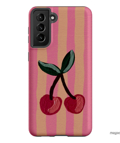 Cherry On Top Printed Phone Cases Samsung Galaxy S21 Plus / Armoured by Amy Gibbs - The Dairy