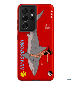 1800-Busy Rn in Red Printed Phone Cases Samsung Galaxy S21 Ultra / Armoured by Easty Beasty - The Dairy