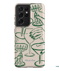 Cheers Printed Phone Cases Samsung Galaxy S21 Ultra / Armoured by Phthalo Ruth - The Dairy