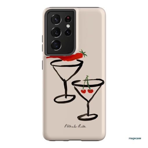 Chilli Cherry Printed Phone Cases by Phthalo Ruth - The Dairy