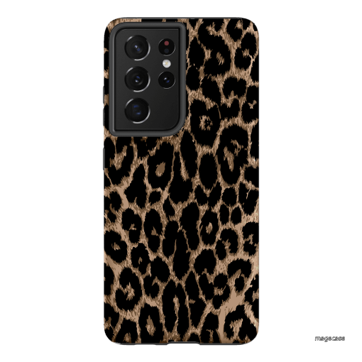 Classic Leopard Printed Phone Cases Samsung Galaxy S21 Ultra / Armoured by The Dairy - The Dairy