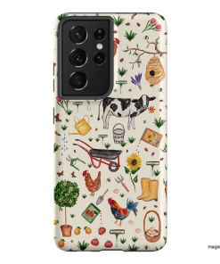 Farm Stay Printed Phone Cases Samsung Galaxy S21 Ultra / Armoured by BG. Studio - The Dairy