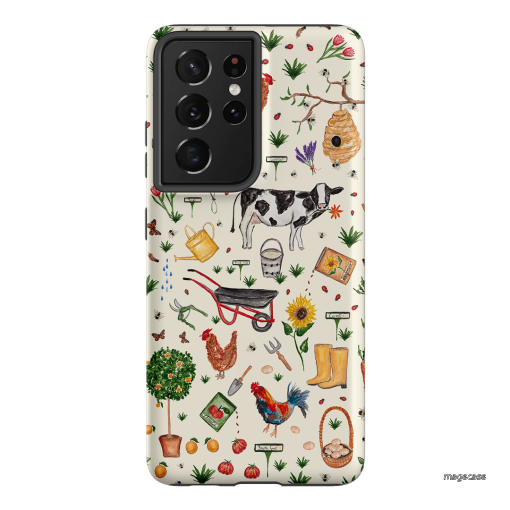 Farm Stay Printed Phone Cases Samsung Galaxy S21 Ultra / Armoured by BG. Studio - The Dairy