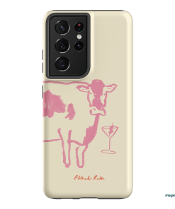 Mootini Pink Printed Phone Cases by Phthalo Ruth - The Dairy