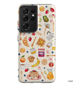 Sunday Breakfast Printed Phone Cases Samsung Galaxy S21 Ultra / Armoured by BG. Studio - The Dairy