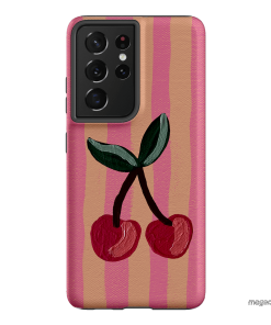 Cherry On Top Printed Phone Cases Samsung Galaxy S21 Ultra / Armoured by Amy Gibbs - The Dairy