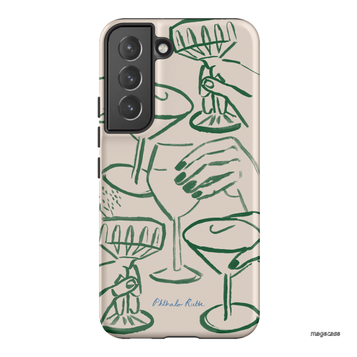 Cheers Printed Phone Cases Samsung Galaxy S22 / Armoured by Phthalo Ruth - The Dairy