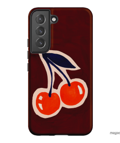 Cherries Printed Phone Cases Samsung Galaxy S22 / Armoured by Studio Bon - The Dairy