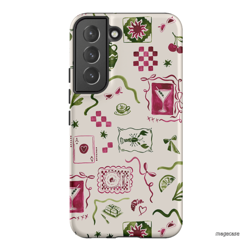 Martini Gal Printed Phone Cases Samsung Galaxy S22 / Armoured by Charlie Taylor - The Dairy
