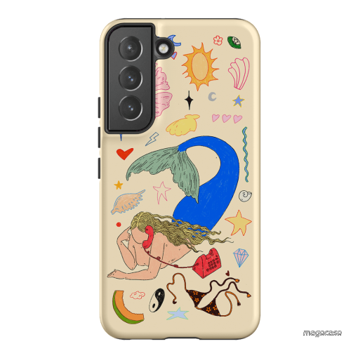 Mermaid Salad Cream Printed Phone Cases Samsung Galaxy S22 / Armoured by Easty Beasty - The Dairy