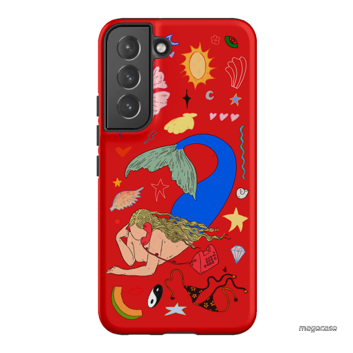 Mermaid Salad Scarlet Printed Phone Cases Samsung Galaxy S22 / Armoured by Easty Beasty - The Dairy