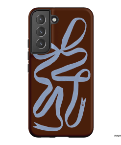 Mocha Ribbon Printed Phone Cases Samsung Galaxy S22 / Armoured by Jasmine Dowling - The Dairy