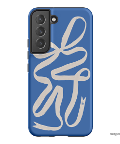 Something Blue Ribbon Printed Phone Cases Samsung Galaxy S22 / Armoured by Jasmine Dowling - The Dairy