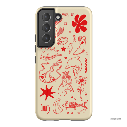 Spiced Cowboy Cream Printed Phone Cases Samsung Galaxy S22 / Armoured by Easty Beasty - The Dairy