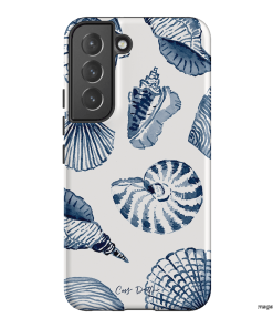 Blue Shells Printed Phone Cases Samsung Galaxy S22 / Armoured by Cass Deller - The Dairy