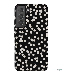 Mini Confetti Noir Printed Phone Cases Samsung Galaxy S22 / Armoured by Veronica Tucker - The Dairy