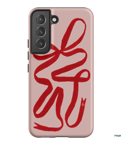 Valentine Ribbon Printed Phone Cases Samsung Galaxy S22 / Armoured by Jasmine Dowling - The Dairy