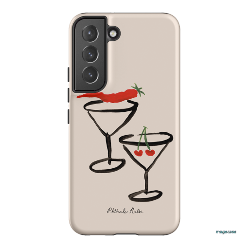 Chilli Cherry Printed Phone Cases by Phthalo Ruth - The Dairy