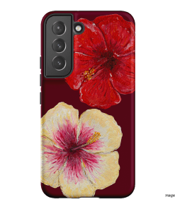 Hibiscus Flower Printed Phone Cases Samsung Galaxy S22 Plus / Armoured by BG. Studio - The Dairy