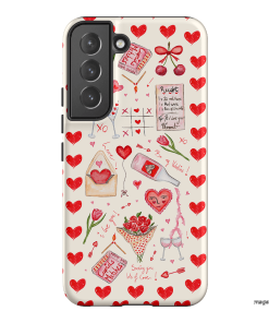 Love Note Printed Phone Cases Samsung Galaxy S22 Plus / Armoured by BG. Studio - The Dairy