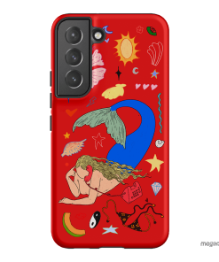 Mermaid Salad Scarlet Printed Phone Cases Samsung Galaxy S22 Plus / Armoured by Easty Beasty - The Dairy