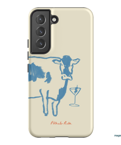 Mootini Blue Printed Phone Cases by Phthalo Ruth - The Dairy