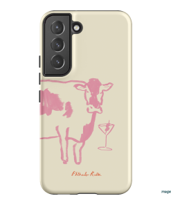 Mootini Pink Printed Phone Cases by Phthalo Ruth - The Dairy