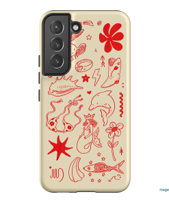 Spiced Cowboy Cream Printed Phone Cases Samsung Galaxy S22 Plus / Armoured by Easty Beasty - The Dairy