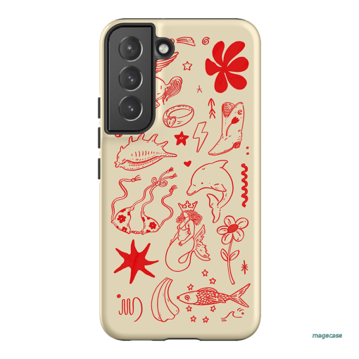 Spiced Cowboy Cream Printed Phone Cases Samsung Galaxy S22 Plus / Armoured by Easty Beasty - The Dairy