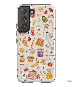 Sunday Breakfast Printed Phone Cases Samsung Galaxy S22 Plus / Armoured by BG. Studio - The Dairy