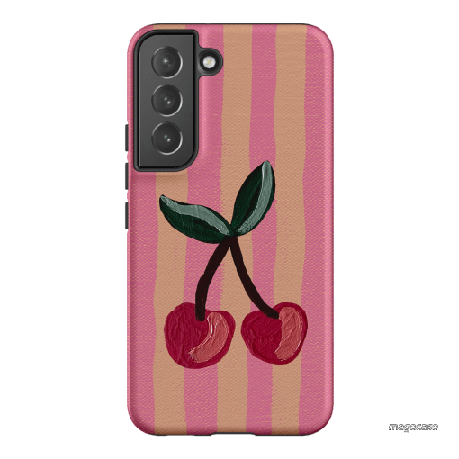 Cherry On Top Printed Phone Cases Samsung Galaxy S22 Plus / Armoured by Amy Gibbs - The Dairy