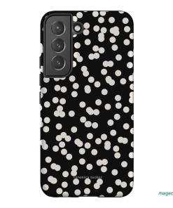 Mini Confetti Noir Printed Phone Cases Samsung Galaxy S22 Plus / Armoured by Veronica Tucker - The Dairy