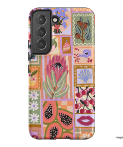 Summer Postcards Printed Phone Cases Samsung Galaxy S22 Plus / Armoured by Amy Gibbs - The Dairy