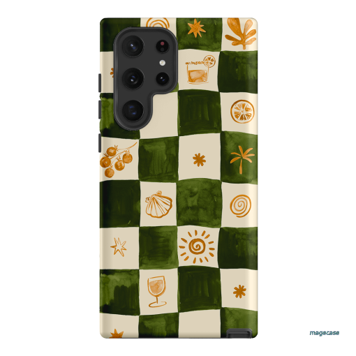 Afternoon Mezze Printed Phone Cases Samsung Galaxy S22 Ultra / Armoured by Charlie Taylor - The Dairy
