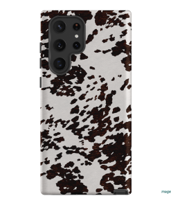 Cowhide Charm Printed Phone Cases Samsung Galaxy S22 Ultra / Armoured by The Dairy - The Dairy