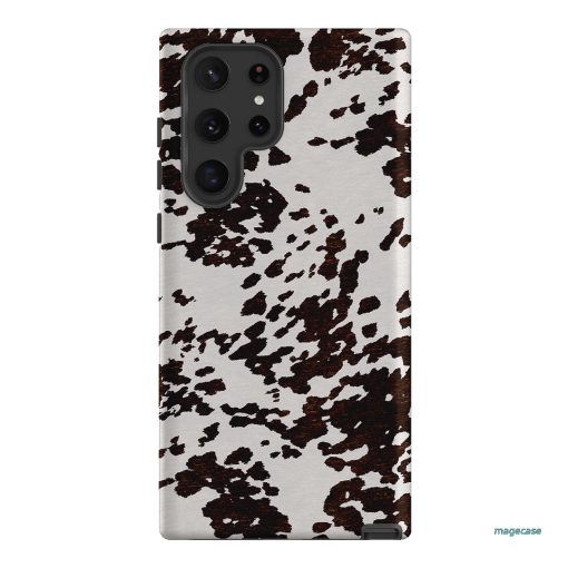 Cowhide Charm Printed Phone Cases Samsung Galaxy S22 Ultra / Armoured by The Dairy - The Dairy