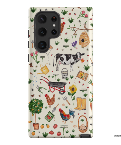 Farm Stay Printed Phone Cases Samsung Galaxy S22 Ultra / Armoured by BG. Studio - The Dairy