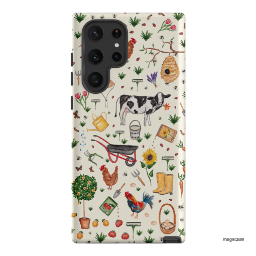 Farm Stay Printed Phone Cases Samsung Galaxy S22 Ultra / Armoured by BG. Studio - The Dairy