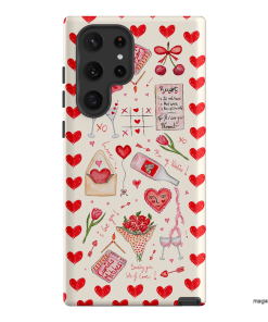 Love Note Printed Phone Cases Samsung Galaxy S22 Ultra / Armoured by BG. Studio - The Dairy