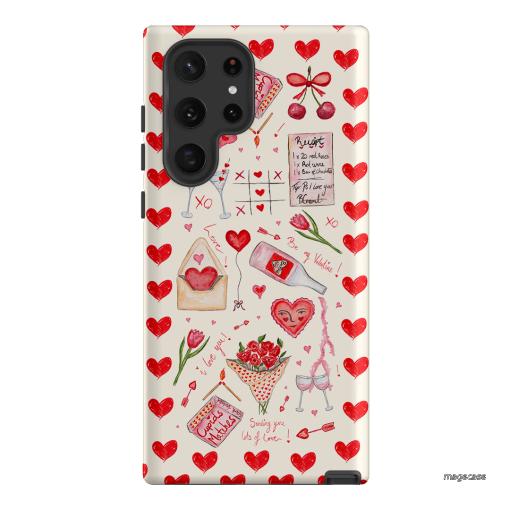 Love Note Printed Phone Cases Samsung Galaxy S22 Ultra / Armoured by BG. Studio - The Dairy
