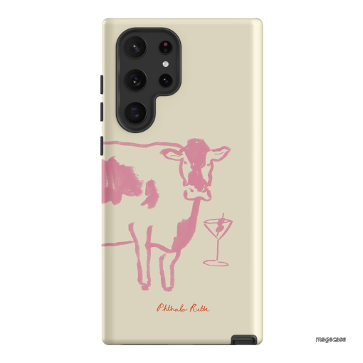Mootini Pink Printed Phone Cases by Phthalo Ruth - The Dairy