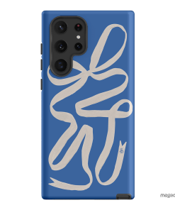 Something Blue Ribbon Printed Phone Cases Samsung Galaxy S22 Ultra / Armoured by Jasmine Dowling - The Dairy